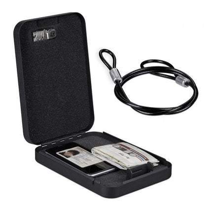 Car locker with combination lock