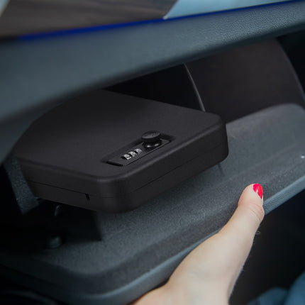 Car locker with combination lock
