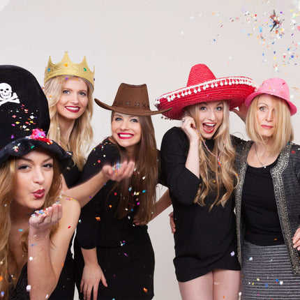 Carnaval avec chapeau de cow-boy