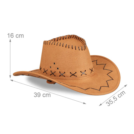 Carnaval avec chapeau de cow-boy