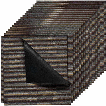 Carpet Tiles, 24-Pack 24x24 In Reusable Non-Slip