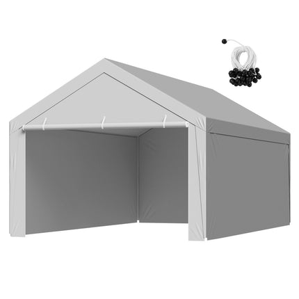 Carport Replacement Canopy 6 x 4 m, Waterproof UV, Sidewalls