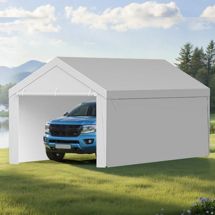 Carport Replacement Canopy 6 x 4 m, Waterproof UV, Sidewalls