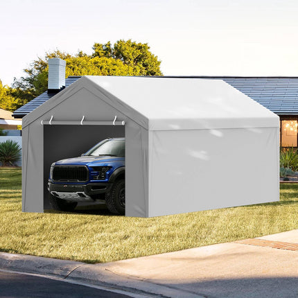 Carport Replacement Canopy Cover 10x20 Ft, Top + Sidewall