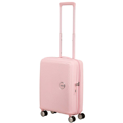 Carry-On Suitcase 55cm, Pastel Pink, Hard Shell