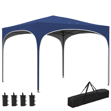 Tragetasche & Sandsack-Set, robuster Oxford-Stahl, blau