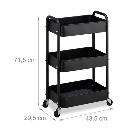 Cart with 3 shelves