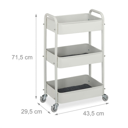 Cart with 3 shelves