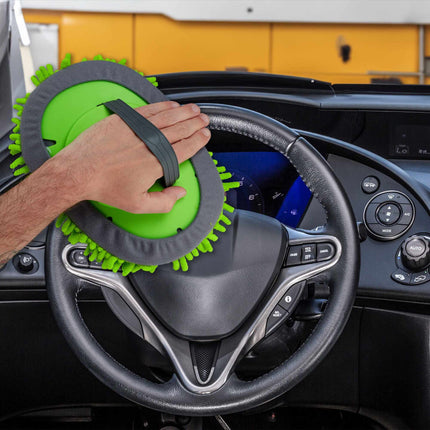 Brosse de lavage de voiture avec manche télescopique