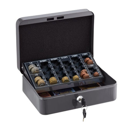 Cash box with 2 keys