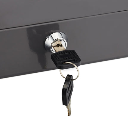 Cash box with 2 keys