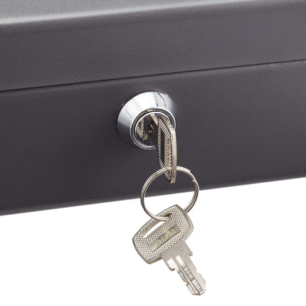 Cash box with 2 keys