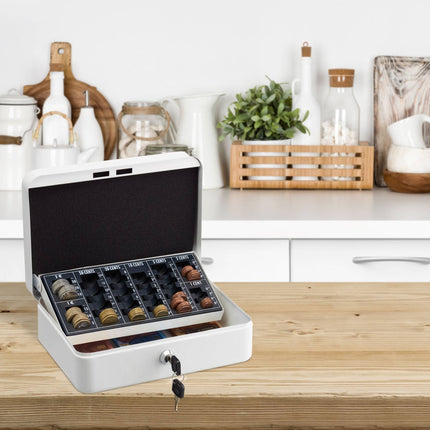 Cash drawer with coin counter