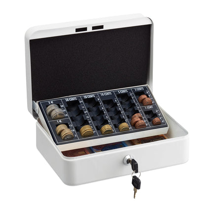 Cash drawer with coin counter