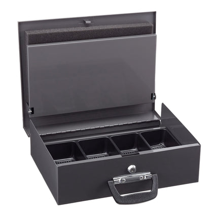 Cash drawer with coin counter