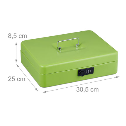 Cash drawer with combination