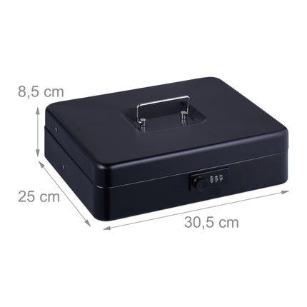 Cash drawer with combination