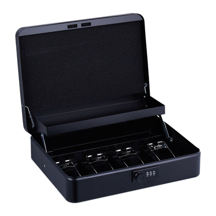 Cash drawer with combination