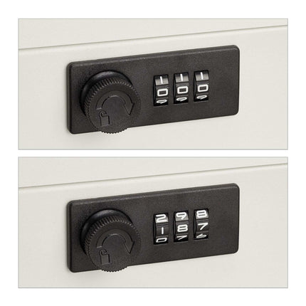 Cash drawer with combination lock