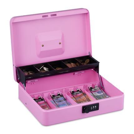 Cash drawer with number combination