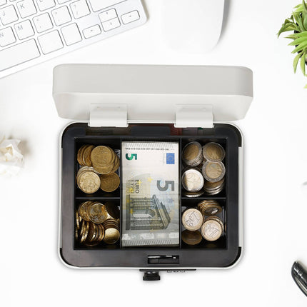 Cash drawer with number combination