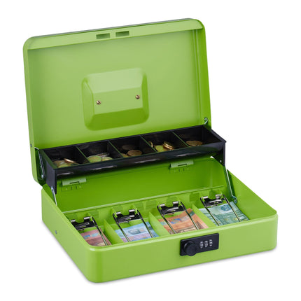 Cash drawer with number combination