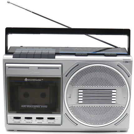 Radiomagnetofon mono Bluetooth RR20SI stříbrná