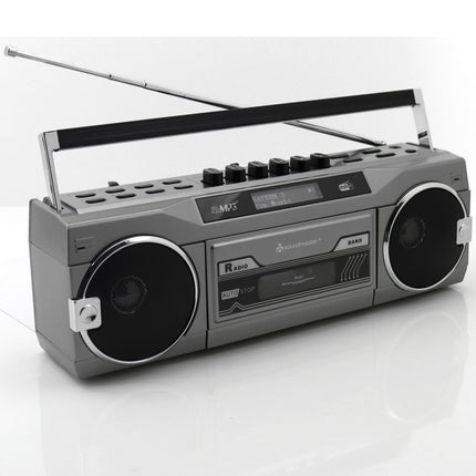 Kassettenradio Stereo Bluetooth SRR80TI Silber