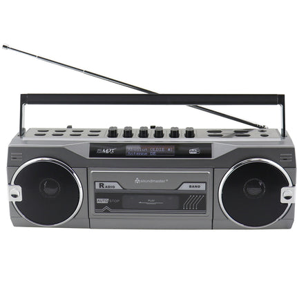 Kassettenradio Stereo Bluetooth SRR80TI Silber