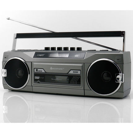 Kassettenradio Stereo Bluetooth SRR80TI Silber