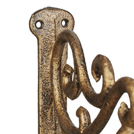 Türklingel aus Gusseisen, Gold-Finish