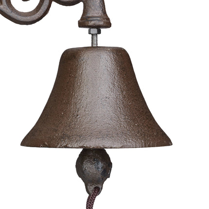 Gusseiserne Türklingel – Vintage-Stil, braunes Finish