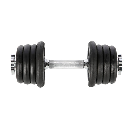 Hantel aus Gusseisen, 15 kg, Krafttraining