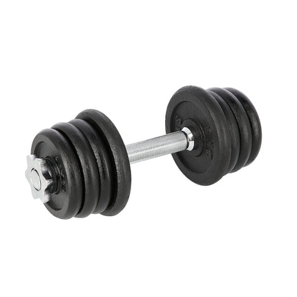 Hantel aus Gusseisen, 15 kg, Krafttraining