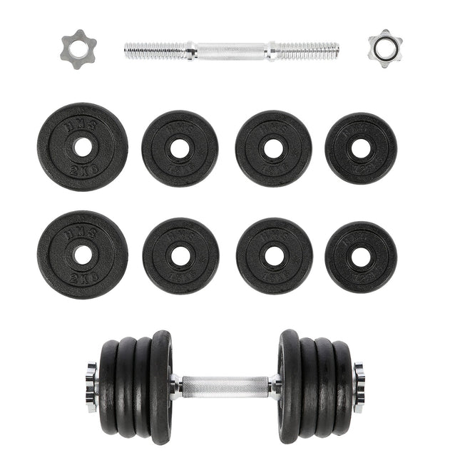 Gietijzeren halter, 15 kg, krachttraining