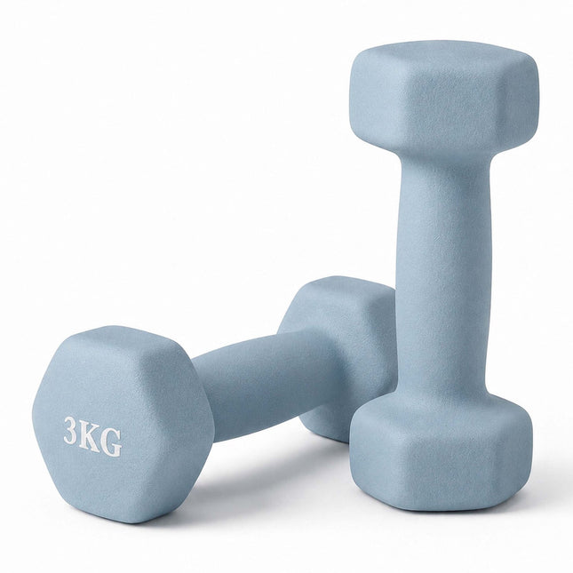 Gusseisen-Hantelpaar, ergonomischer Griff, rutschfeste Beschichtung