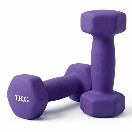 Gusseisen-Hantelpaar mit ergonomischem Griff