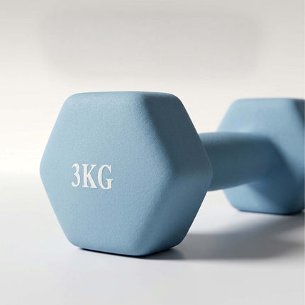 Cast Iron Dumbbells Pair with Ergonomic Grip
