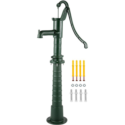 Cast Iron Hand Water Pump With Stand, 6 m Depth