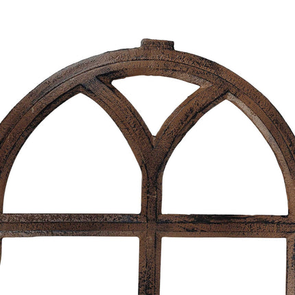 Stallfenster aus Gusseisen – Rankgitter mit rustikaler Rostpatina