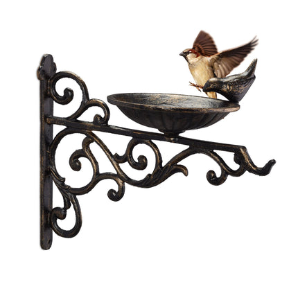 Bain d'oiseaux en fonte