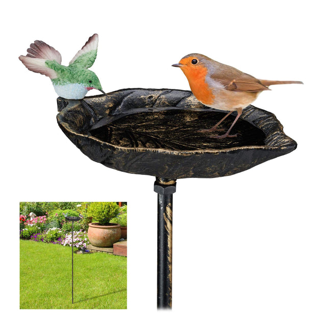 Cast iron bird bath