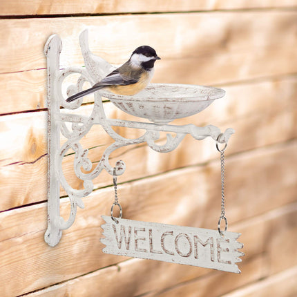 Bain d'oiseaux en fonte