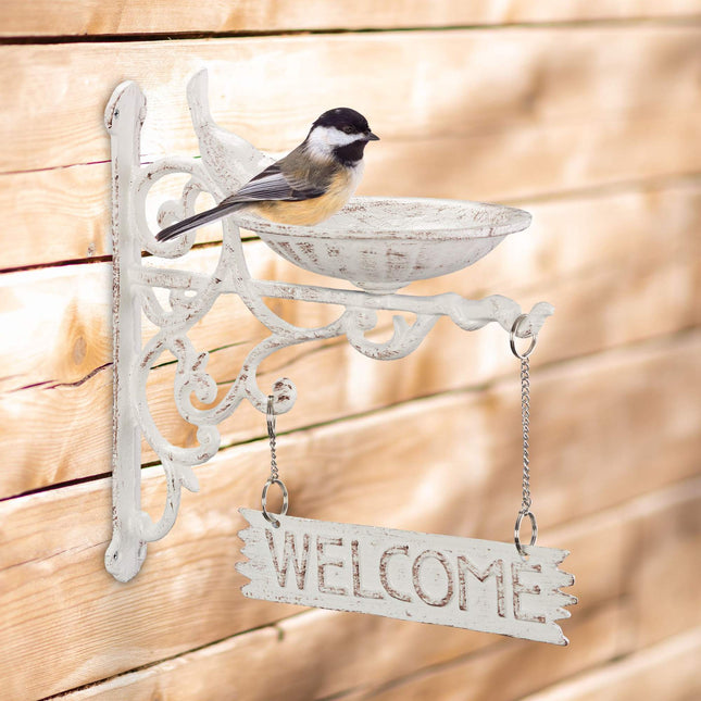 Bain d'oiseaux en fonte