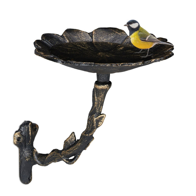 Cast iron bird bath