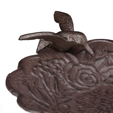 Cast iron bird bath