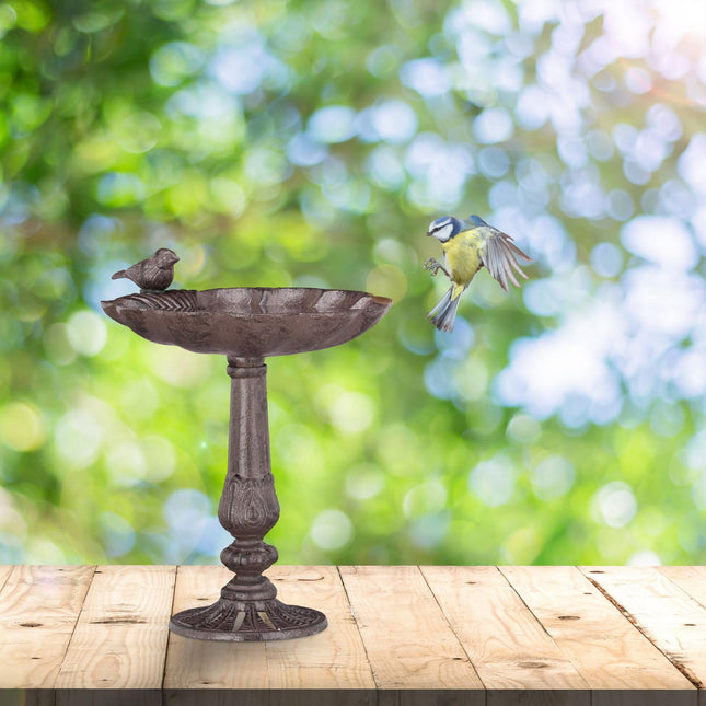 Vogelbad aus Gusseisen