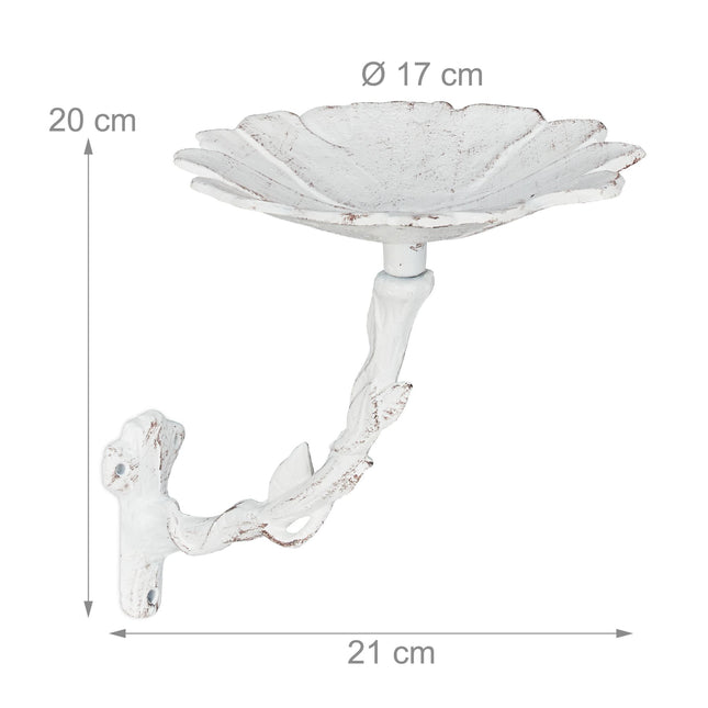 Cast iron bird bath