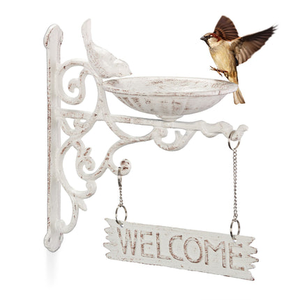 Bain d'oiseaux en fonte