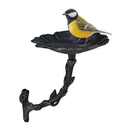 Bain d'oiseaux en fonte pour le mur